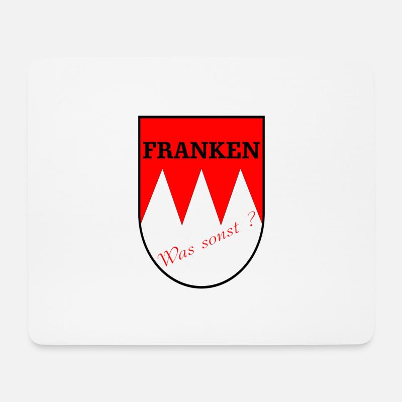 Franken, was sonst ? - Mousepad (Querformat) - Weiß