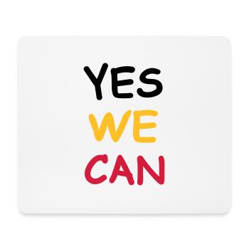 yes we can - Tapis de souris (format paysage) - blanc - Devant