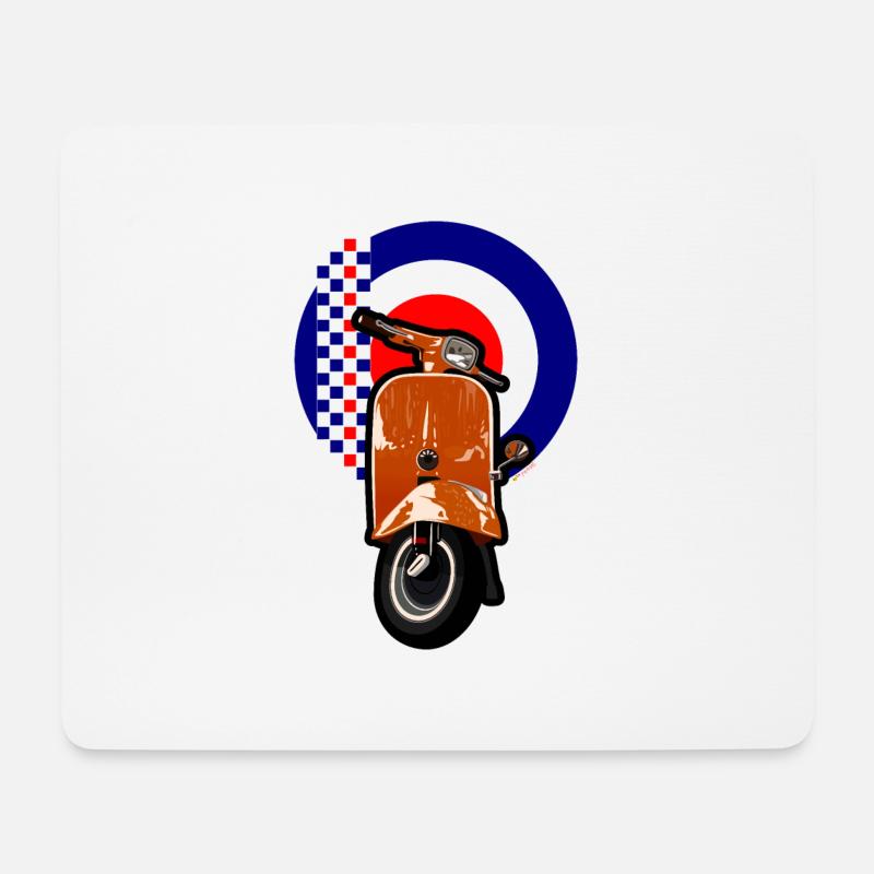 Scooter - Mouse Pad (horizontal) - white