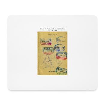GDR stamp - Mouse Pad (horizontal) - white - Front