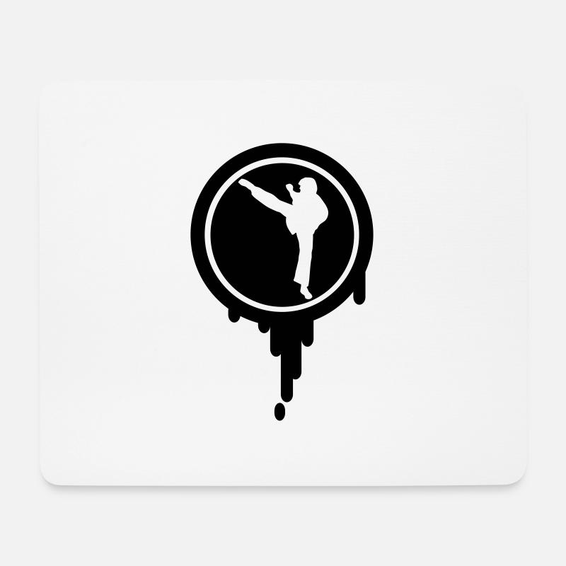karate - Mouse Pad (horizontal) - white