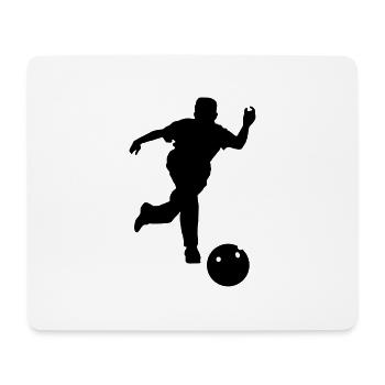 Bowling - Mousepad (Querformat) - Weiß - Vorne