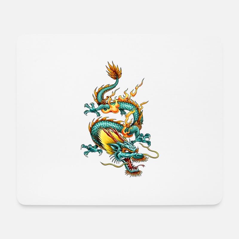 Dragon - Mouse Pad (horizontal) - white