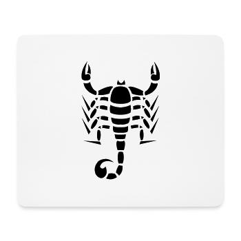 Scorpion - Tapis de souris (format paysage) - blanc - Devant