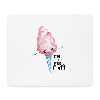 zuckerwatte süß Freundschaft Liebe Mädchen Kinder - Mousepad (Querformat) - Weiß - Vorne