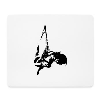 Hanging Sideways - Mousepad (Querformat) - Weiß - Vorne