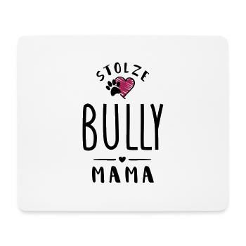 bully mama herz - Mousepad (Querformat) - Weiß - Vorne