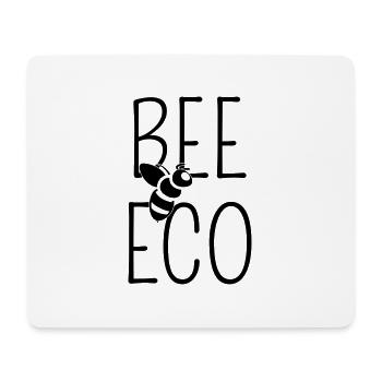 Bee eco 💚 Ecology - Bee - Ecological - Mouse Pad (horizontal) - white - Front
