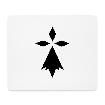 hermine bretonnen symbol embleme region - Mousepad (Querformat) - Weiß - Vorne