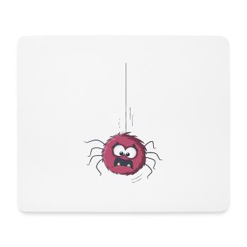 Araignée drôle de bande dessinée - Tapis de souris (format paysage) - blanc - Devant