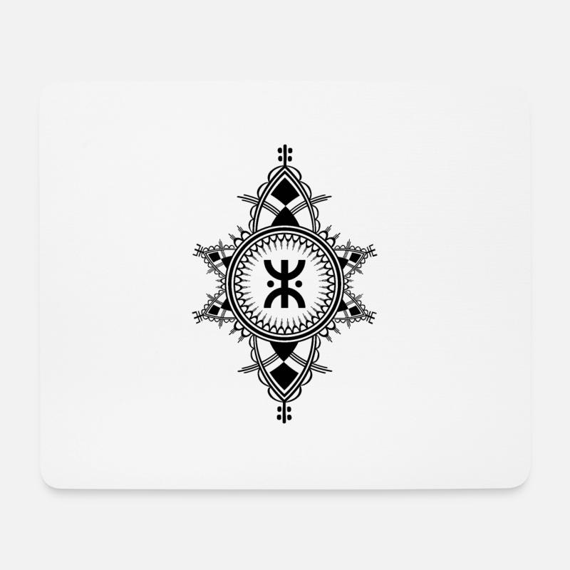 Z Imazighen Kunstwerk - Mousepad (Querformat) - Weiß