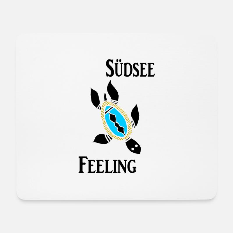 Südsee Feeling - Mousepad (Querformat) - Weiß