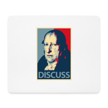 hegel discuter II philosophie, philosophe - Tapis de souris (format paysage) - blanc - Devant