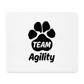 Team Agility - Mousepad (Querformat) - Weiß - Vorne