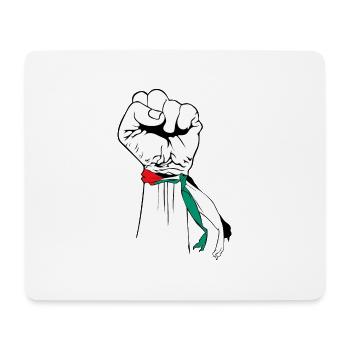 free palestine - Mouse Pad (horizontal) - white - Front