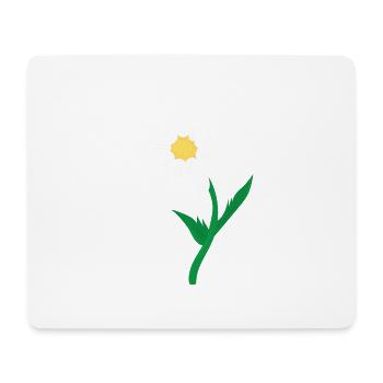 Gänseblümchen - Mousepad (Querformat) - Weiß - Vorne
