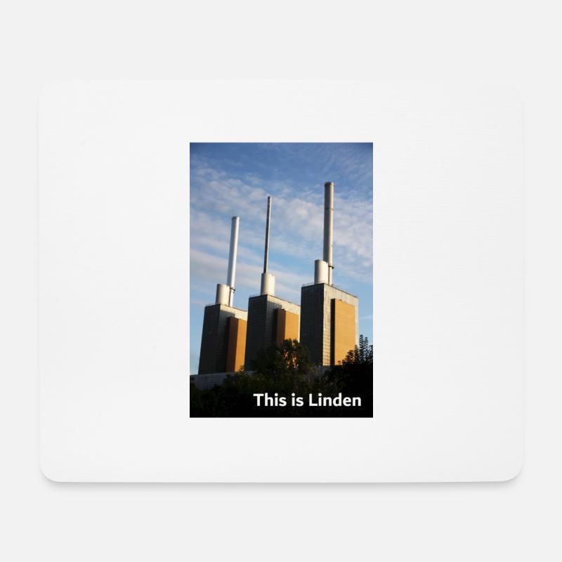 This is Linden - Linden-Nord Hannover #1 - Mousepad (Querformat) - Weiß