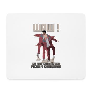 4 FROMAGES - Tapis de souris (format paysage) - blanc - Devant