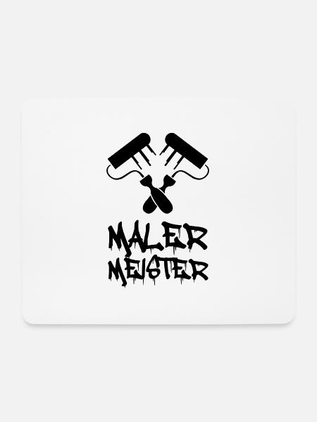 Maler Meister - Mousepad (Querformat) - Weiß
