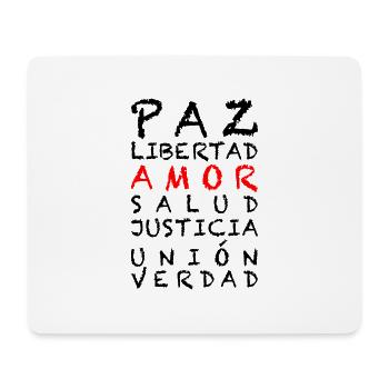 4 FREEDOM Español - Mousepad (Querformat) - Weiß - Vorne
