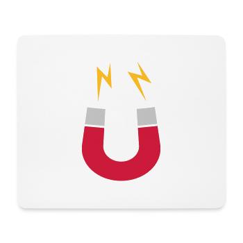 Magnet logo flashes funny - Mouse Pad (horizontal) - white - Front