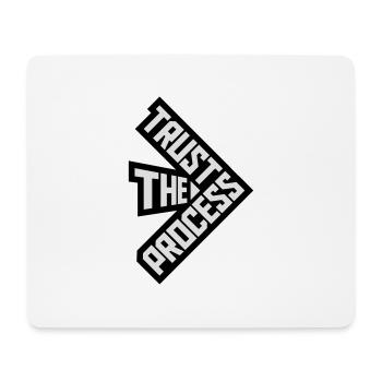 trust the process Quote - Mouse Pad (horizontal) - white - Front