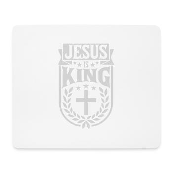 jesus is king Zitat - Mousepad (Querformat) - Weiß - Vorne