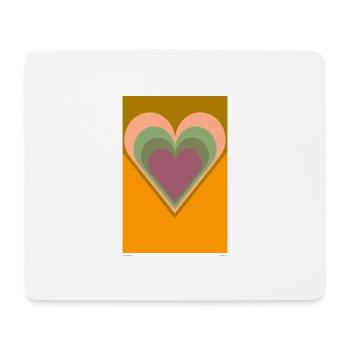 Heart 3 Poster - Mouse Pad (horizontal) - white - Front