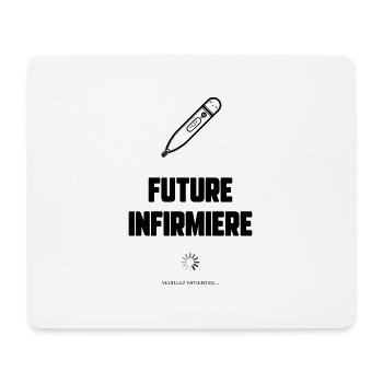Futur infirmière - Tapis de souris (format paysage) - blanc - Devant