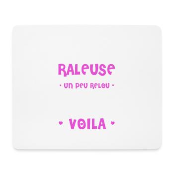 Je suis râleuse parce que voilà - Tapis de souris (format paysage) - blanc - Devant