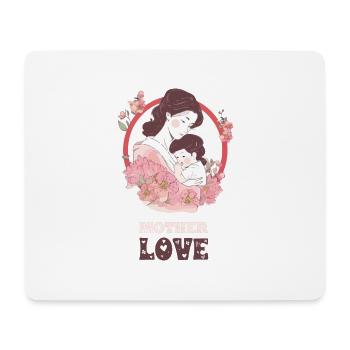 Mother love - Tapis de souris (format paysage) - blanc - Devant