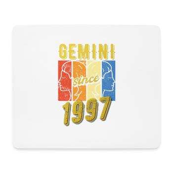 Cadeau du Zodiaque Gémeaux 1997 - Tapis de souris (format paysage) - blanc - Devant