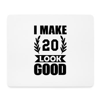 look good 20 - Mousepad (Querformat) - Weiß - Vorne
