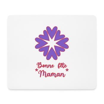 FÊTE DES MÈRES. BONNE FÊTE MAMAN. MAMAN - Tapis de souris (format paysage) - blanc - Devant