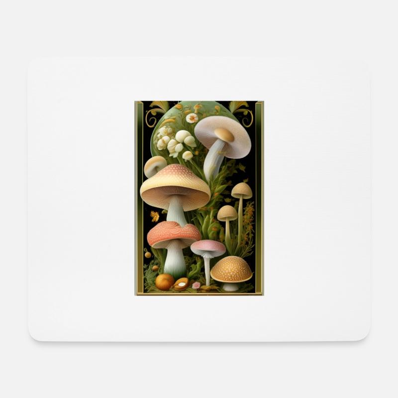 Fungi - Mouse Pad (horizontal) - white
