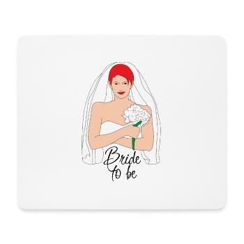 La mariée sera rouge 2 - Tapis de souris (format paysage) - blanc - Devant