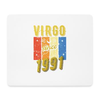 Virgo 1991 Zodiac Birthday Gift - Mouse Pad (horizontal) - white - Front