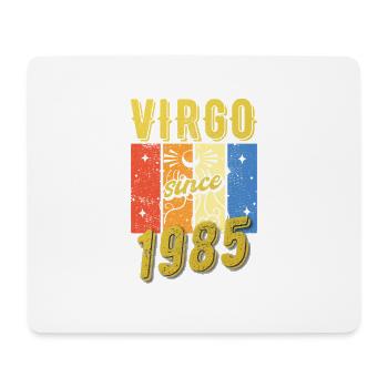 Vierge 1985 Cadeau d’anniversaire du zodiaque - Tapis de souris (format paysage) - blanc - Devant