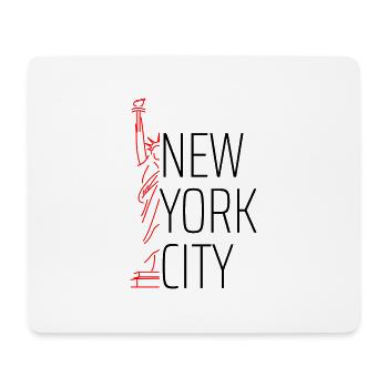 statue of liberty new york city Freiheitsstatue - Mousepad (Querformat) - Weiß - Vorne