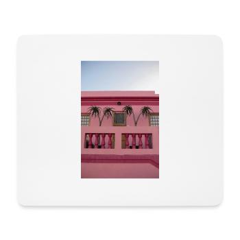 Pink House - Mousepad (Querformat) - Weiß - Vorne