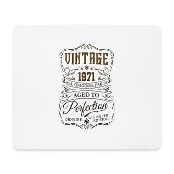 1971 Vintage Retro 70er Jahre Legenden werden geboren Geburtstag - Mousepad (Querformat) - Weiß - Vorne