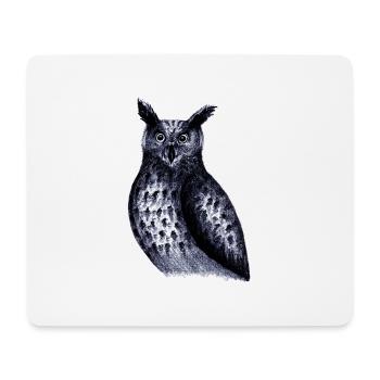 Birds of the Night - Mouse Pad (horizontal) - white - Front