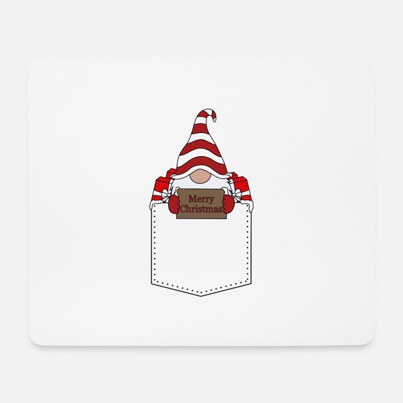 Wichtel - Mousepad (Querformat) - Weiß