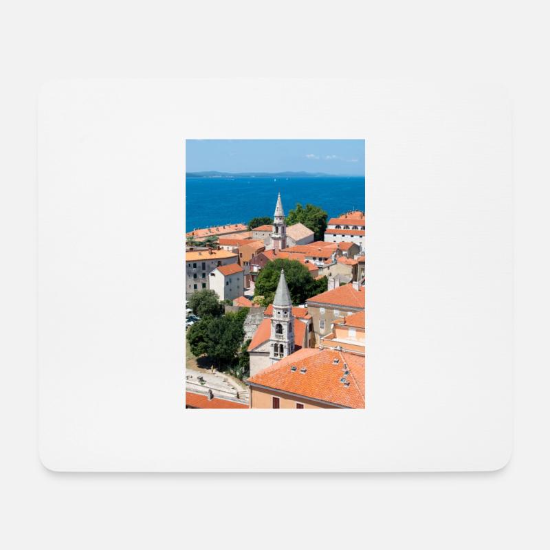 Klosterkirche St. Franziskus Assisi - Mousepad (Querformat) - Weiß
