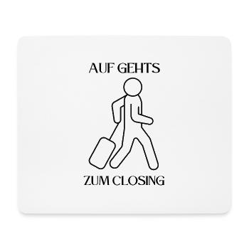 Auf gehts zum Malle Closing! Party, Mallorca, JGA! - Mousepad (Querformat) - Weiß - Vorne