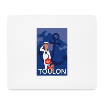 TOULON ANCRE - Tapis de souris (format paysage) - blanc - Devant
