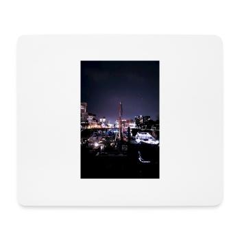Hafen,medienhafen, Düsseldorf,skyline,Poster - Tapis de souris (format paysage) - blanc - Devant