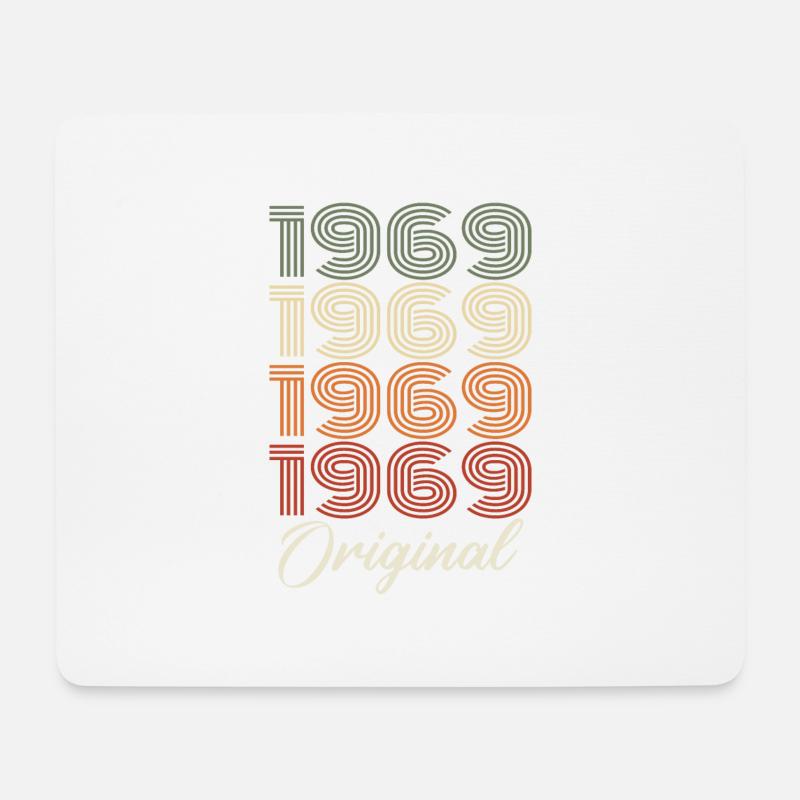 1969 Original Vintage Geburtstagsgeschenk 1969 - Mousepad (Querformat) - Weiß