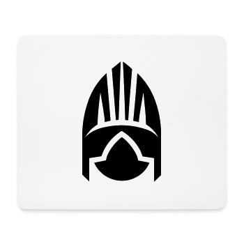 Wikingerhelm Krieger - Mousepad (Querformat) - Weiß - Vorne
