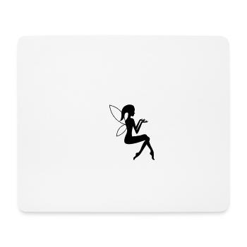 fee elfe halbmond fantasie - Mousepad (Querformat) - Weiß - Vorne